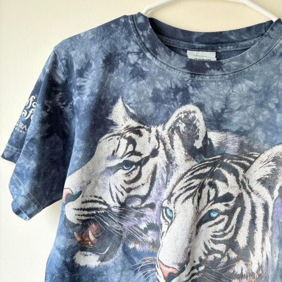 Blue vintage 90s tie dye rainforest - Picture 4 of 5